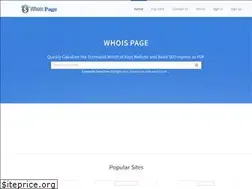 Sites similar to whoispage.com