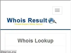 Sites similar to whoisresult.com