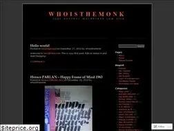 Sites similar to whoisthemonk.wordpress.com
