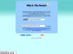 Sites similar to whoistheowner.net