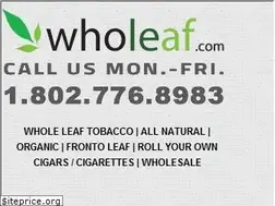 Sites similar to wholeaf.com
