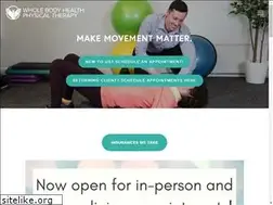 Sites similar to wholebodyhealth-pt.com