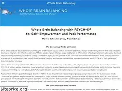 Sites similar to wholebrainbalancing.com
