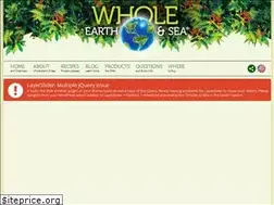 Sites similar to wholeearthsea.com