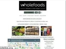 Sites similar to wholefoods.com.au