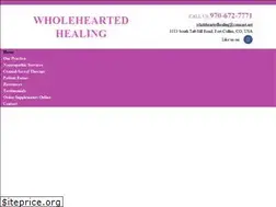 Sites similar to wholeheartedhealing.net