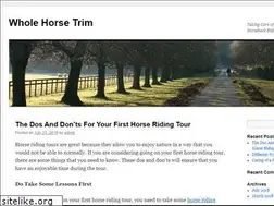 Sites similar to wholehorsetrim.com