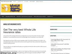 Sites similar to wholelifeinsurancerates.net