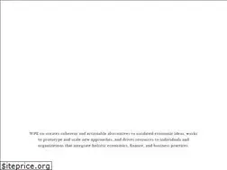 Sites similar to wholepersoneconomy.com