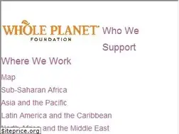 Sites similar to wholeplanetfoundation.org