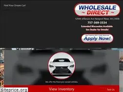Sites similar to wholesaledirectautosales.net