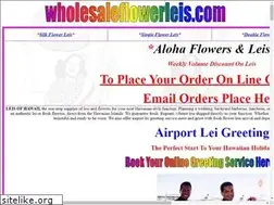 Sites similar to wholesaleflowerleis.com