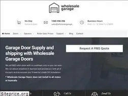 Sites similar to wholesalegaragedoors.com.au