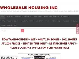 Sites similar to wholesalehousing.ca