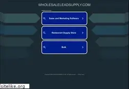 Sites similar to wholesaleleadsupply.com