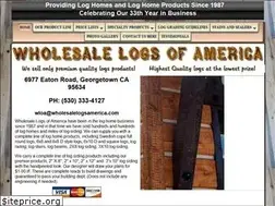 Sites similar to wholesalelogsamerica.com