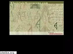 Sites similar to wholesalemonograms.com
