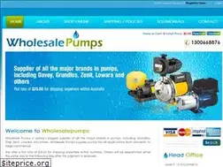 Sites similar to wholesalepumps.com.au
