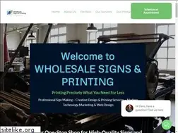 Sites similar to wholesalesignsandprinting.com