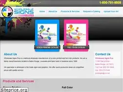 Sites similar to wholesalesignsplus.com