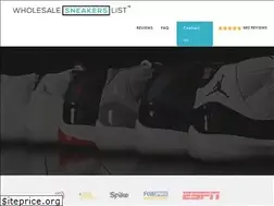 Sites similar to wholesalesneakerslist.com