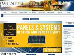 Sites similar to wholesalesolar.com