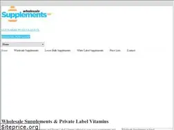 Sites similar to wholesalesupplementsuk.co.uk