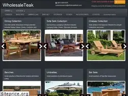 Sites similar to wholesaleteak.com