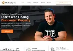 Sites similar to wholesalinginc.com