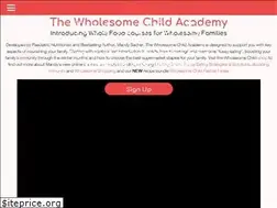 Sites similar to wholesomechild.com