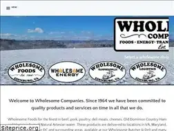 Sites similar to wholesomefoodsinc.com
