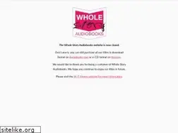 Sites similar to wholestoryaudiobooks.co.uk