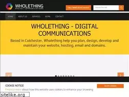 Sites similar to wholething.co.uk