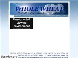 Sites similar to wholewheatonline.com