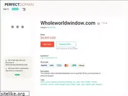 Sites similar to wholeworldwindow.com