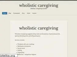 Sites similar to wholisticcaregiving.com