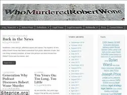 Sites similar to whomurderedrobertwone.com