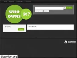 Sites similar to whoowns.it