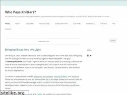 Sites similar to whopaysknitters.com