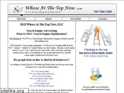 Sites similar to whoseatthetopnow.com