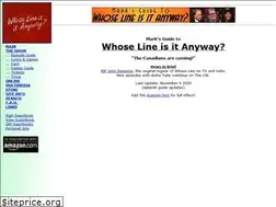 Sites similar to whoseline.net