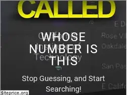 Sites similar to whosenumbersearch.com