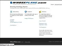 Sites similar to whoseplane.com