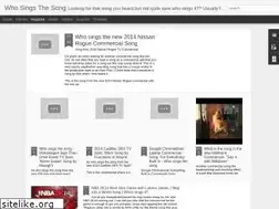 Sites similar to whosingsthesong.blogspot.com