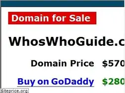Sites similar to whoswhoguide.com