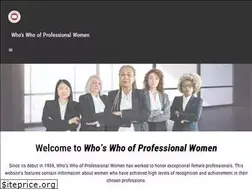 Sites similar to whoswhoofprofessionalwomen.com