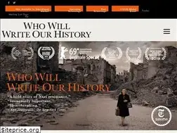 Sites similar to whowillwriteourhistory.com
