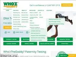 Sites similar to whozthedaddy.ca