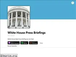 Sites similar to whpressbriefings.com