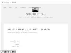 Sites similar to why-did-it.fail